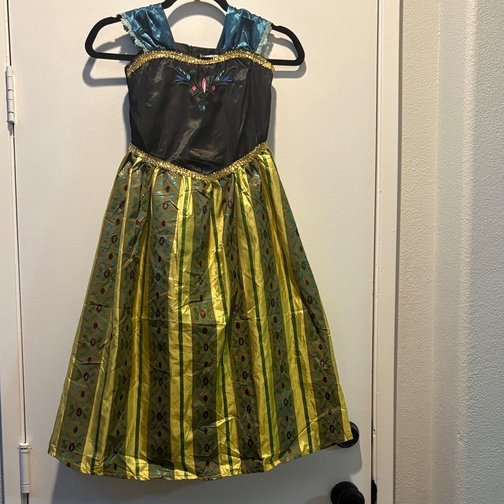 Girls' Green and Black Princess Costume Dress